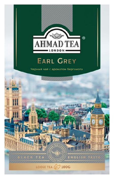 Чай АХМАД Эрл Грей черный 100г