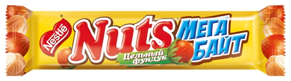 Батончик НАТС Дуо Конфета с фундуком 66г