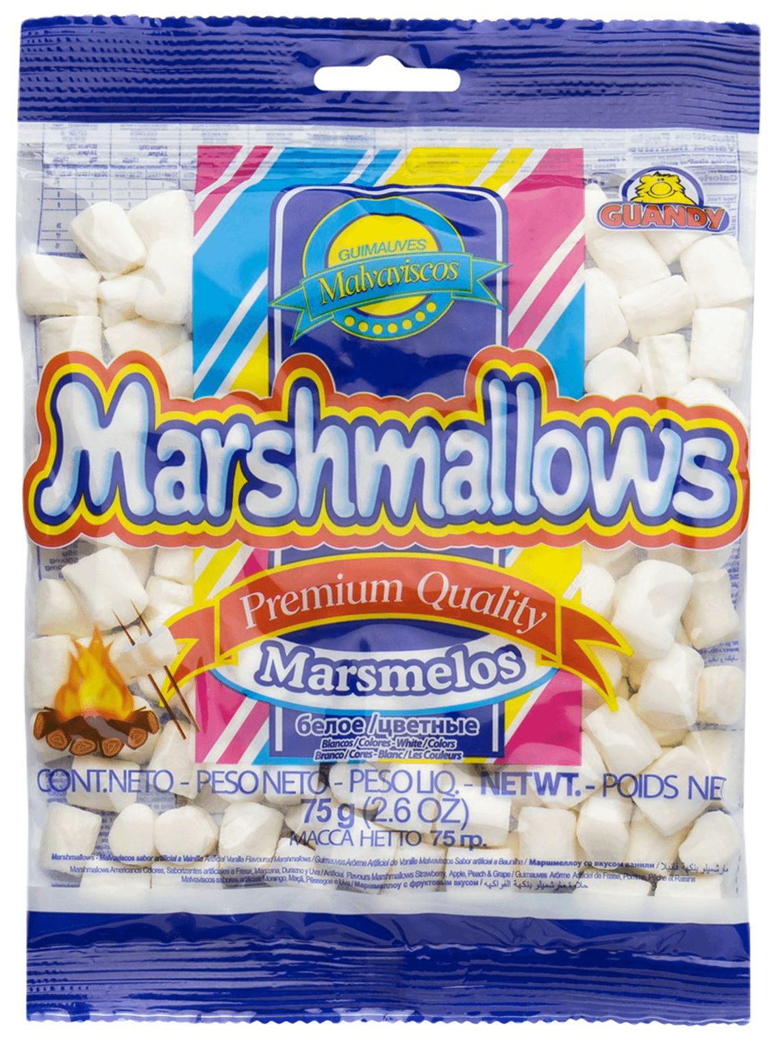 Зефир ГУАНДИ Маршмеллоу ванильный мини 75г