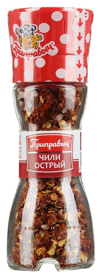 Перец красный ПРИПРАВЫЧ Чили острый ст/б 25г