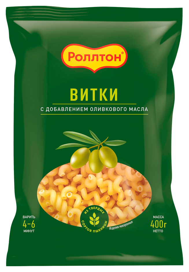 Мак.изделия РОЛЛТОН Витки с оливковым маслом м/у 400г