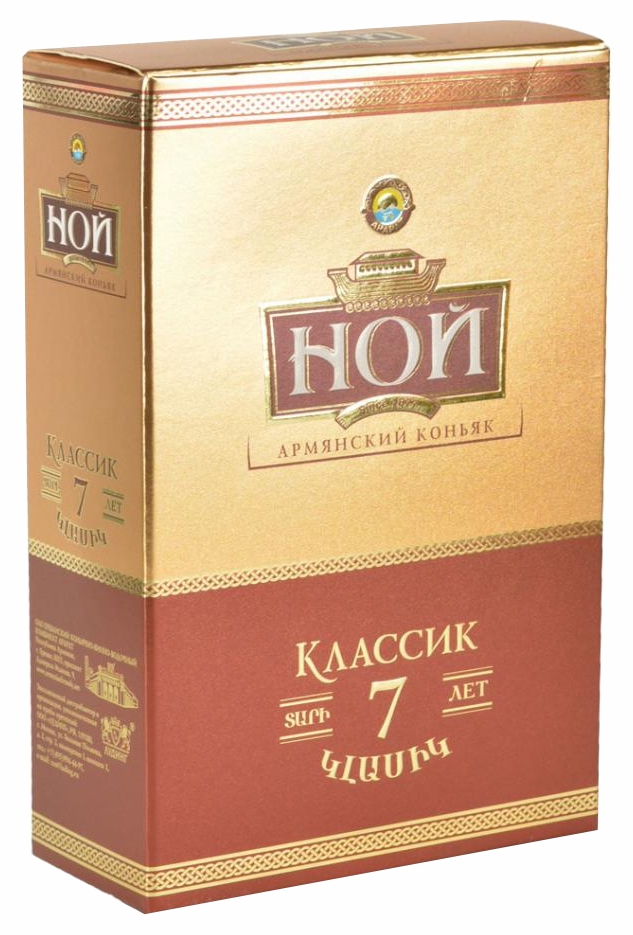 Коньяк НОЙ Классик 7 лет 40% ПК 0.5л