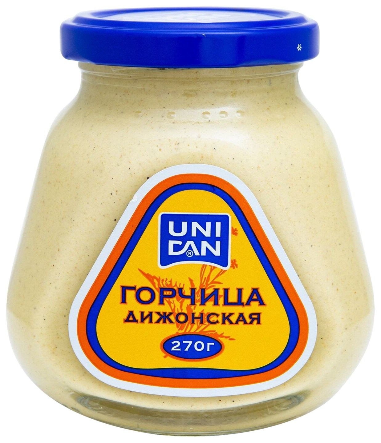 Горчица УНИ ДЕН Дижонская ст/б 270г