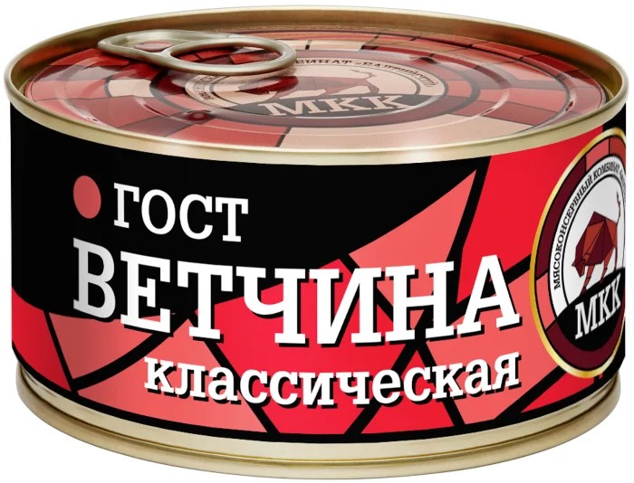 Ветчина МКК БАЛТИЙСКИЙ классическая ж/б ключ 325г