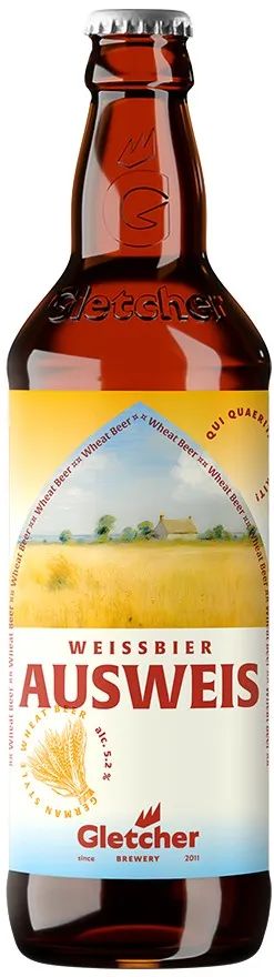 Пиво АУСВАЙС светлое пастер нефильтрованное 5.2% ст/б 0.5л