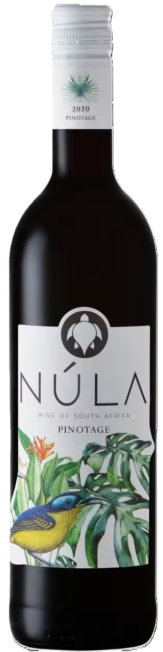 Вино НУЛА Пинотаж красное сух 11-15% ст/б 0.75л