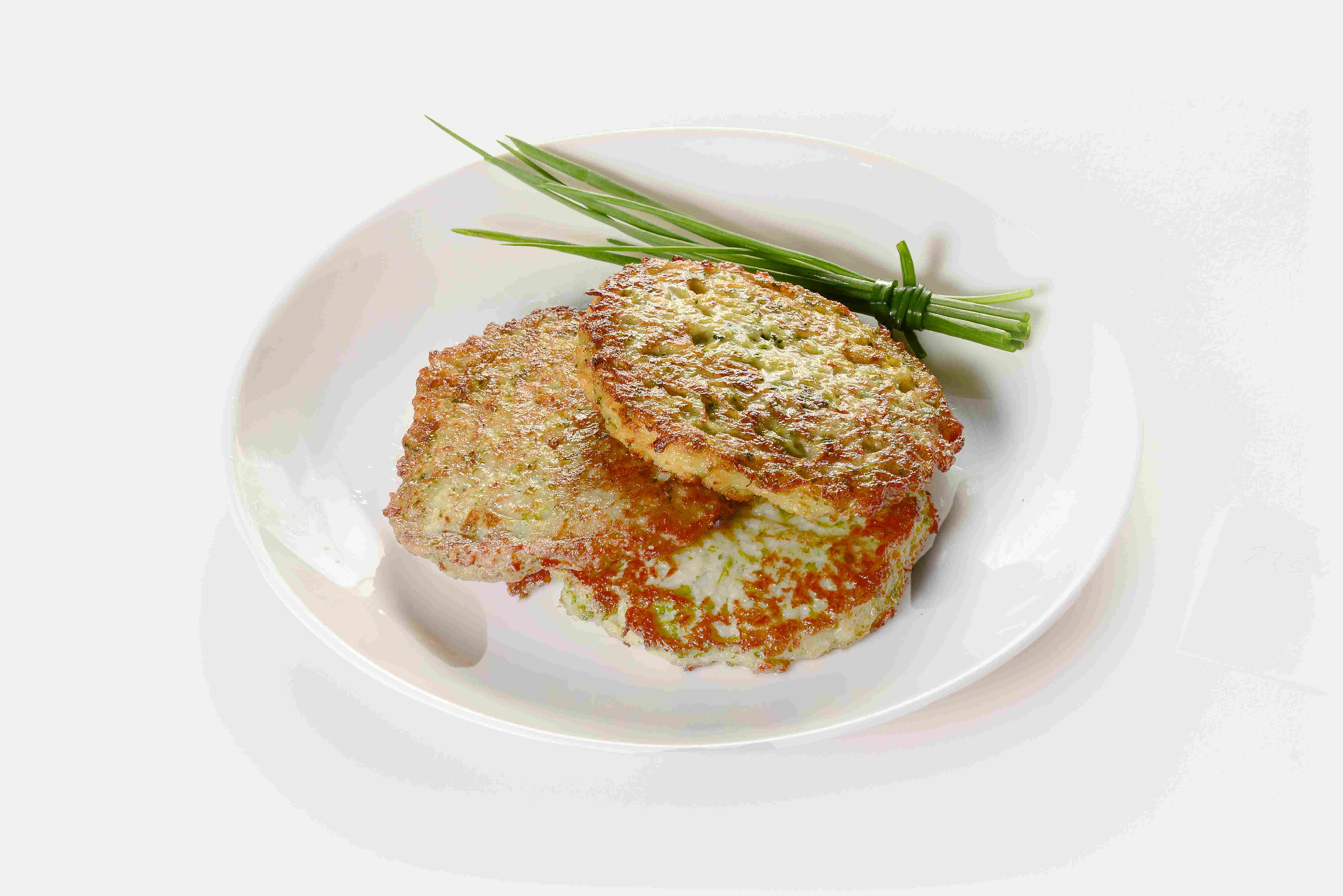 Оладьи из цветной капусты и брокколи