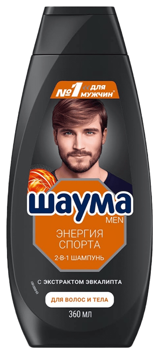 Шампунь ШАУМА Мен Энергия спорта 2в1 360мл