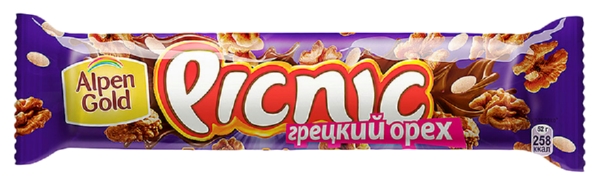 Батончик ПИКНИК грецкий орех 52г