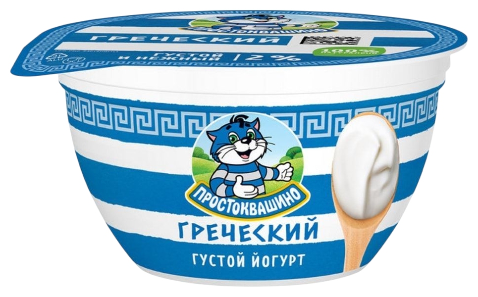 Йогурт ПРОСТОКВАШИНО Греческий бзмж 2% 135г