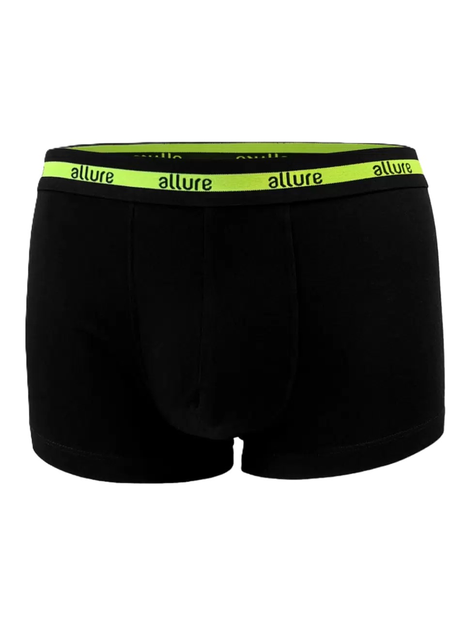 Трусы мужские АЛЛЮР боксеры черно-лимонные р.54-56 арт.00010