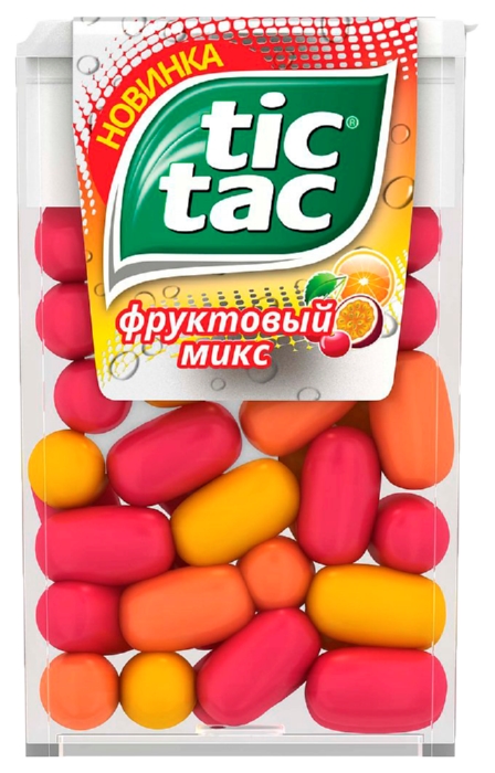 Драже ТИК-ТАК Фруктовый микс 16г