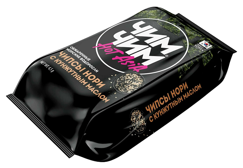 Чипсы-нори ЧИМ-ЧИМ с кунжутным маслом пэт 4.5г