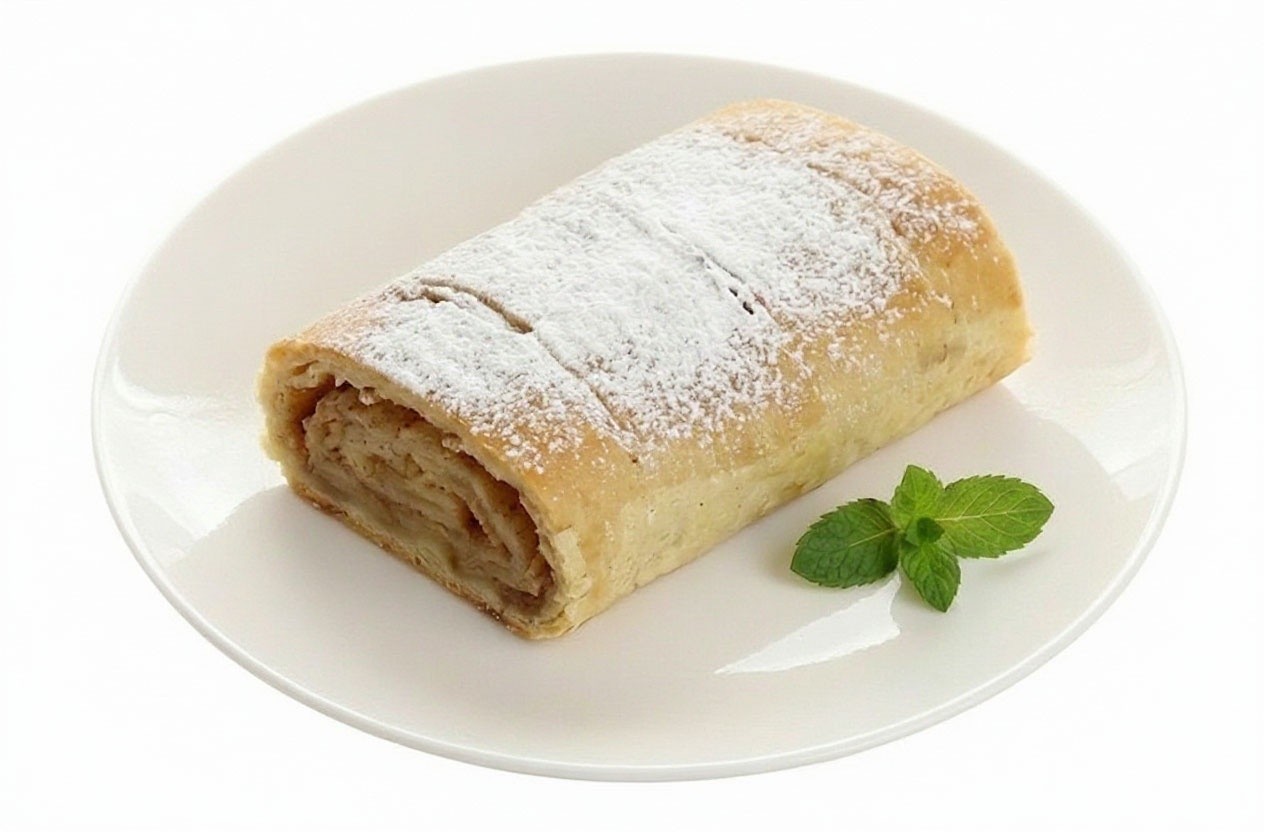 Штрудель с яблоком и корицей