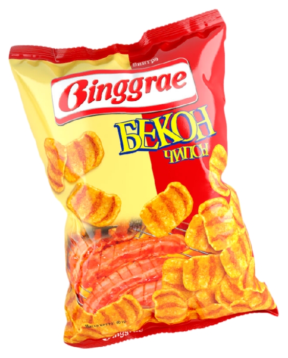 Чипсы БИНГРЭ бекон 40г