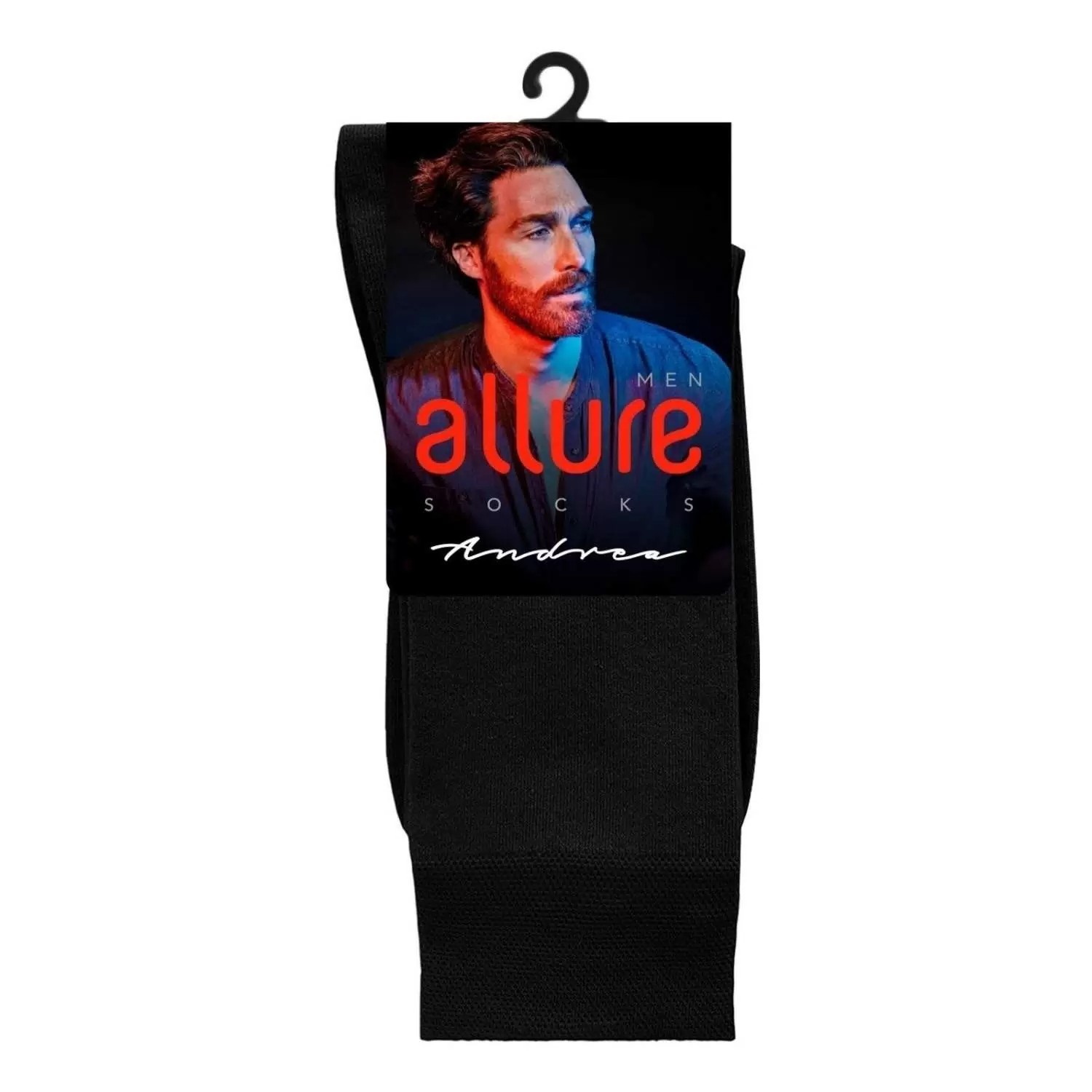 Носки мужские АЛЛЮР Андреа черные р.44-44