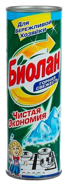 Чистящий порошок БИОЛАН Горная свежесть 400г