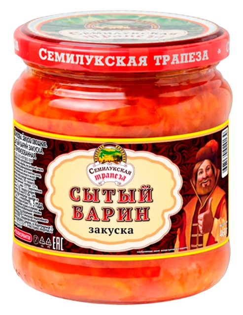 Закуска СЕМИЛУКСКАЯ ТРАПЕЗА Сытый барин ст/б 460г