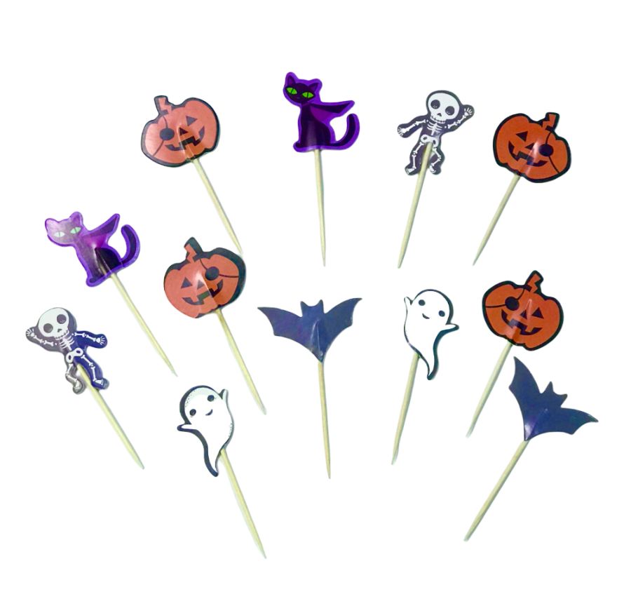Пики СФЕРА Хэллоуин 12шт арт.2-0115
