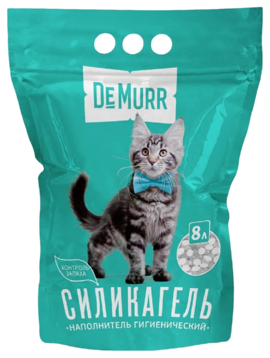 Наполнитель для туалета ДЕ МУРР силикагелевый 8л
