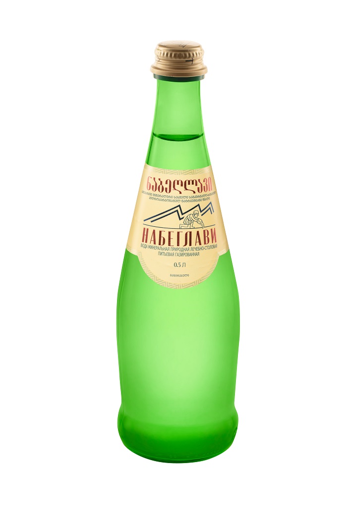 Мин.вода НАБЕГЛАВИ лечебно-столовая газированная ст/б 0.5л
