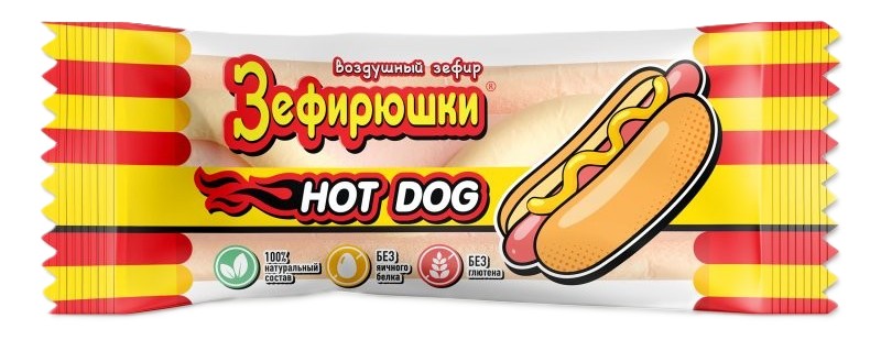 Зефир ЗЕФИРЮШКИ Хот-дог 18г