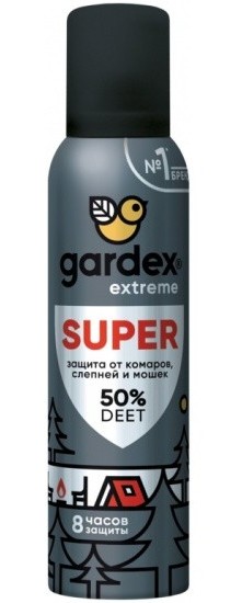 Аэрозоль ГАРДЕКС Экстрим от комаров слепней и мошек 150мл