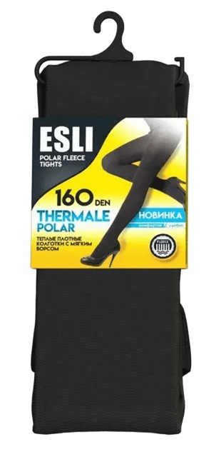 Колготки КОНТЕ ЕСЛИ Термаль Полар 160ден неро 4