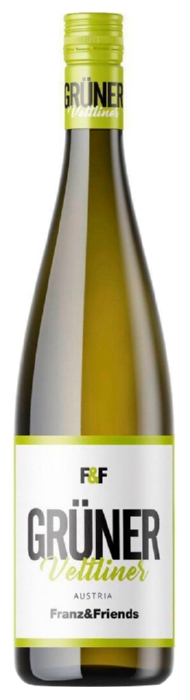 Вино ФРАНЦ ЭНД ФРЕНДС Грюнер Вельтлинер белое сух 12% 0.75л
