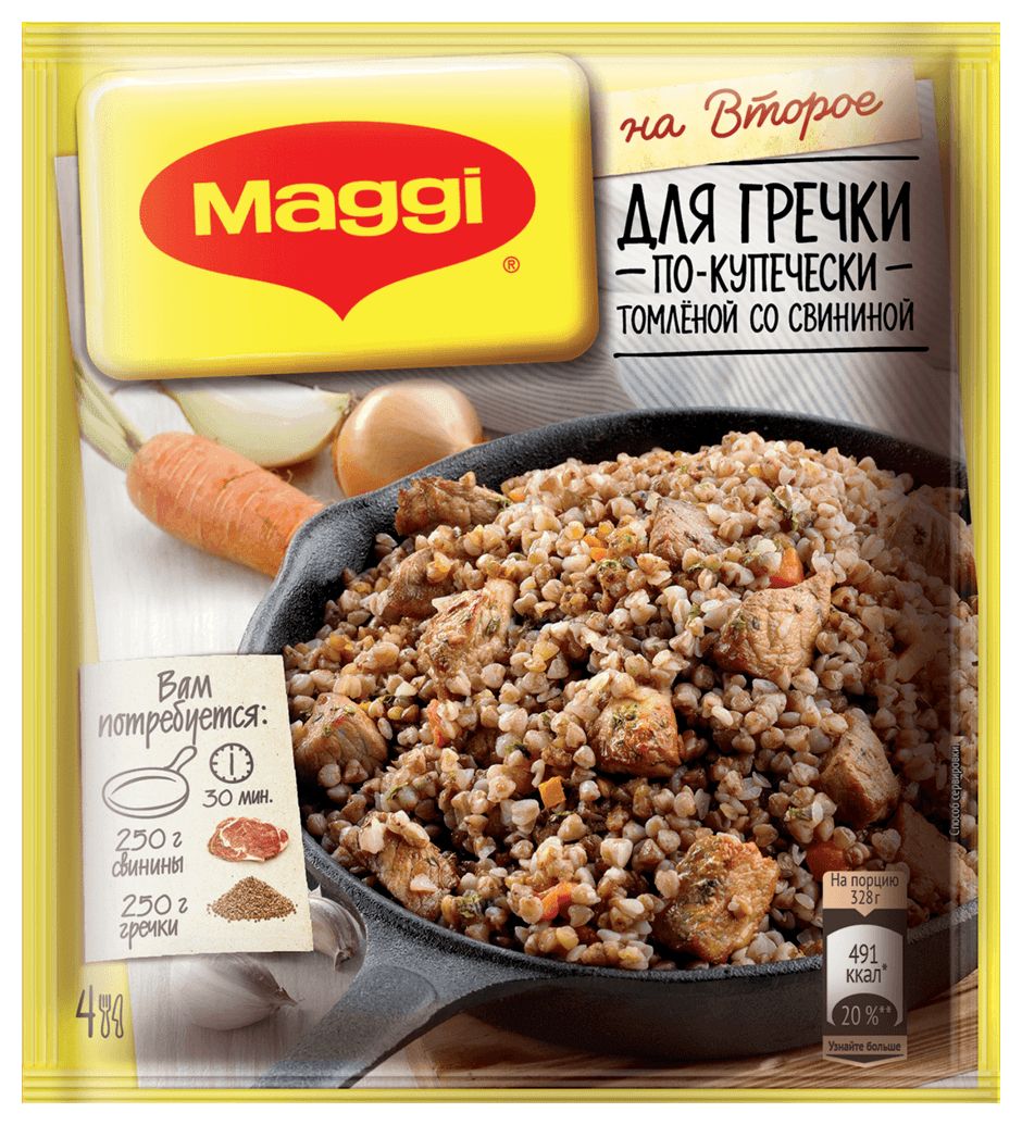 Смесь МАГГИ На второе гречка по-купечески м/у 41г