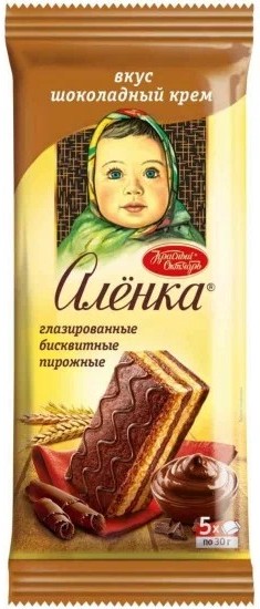 Пирожное АЛЕНКА Шоколадный крем 150г