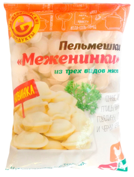 Пельмени МЕЖЕНИНОВСКАЯ ПФ Меженинки 900г
