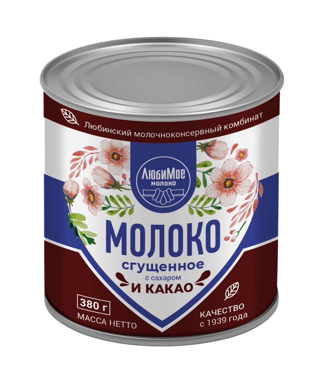 Сгущенное молоко ЛЮБИМО Сгустена какао бзмж ж/б 380г