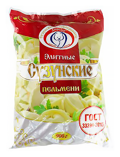 Пельмени ДОБРОДАР Элитные 900г