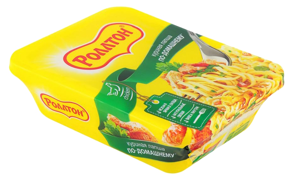 Лапша б/п РОЛЛТОН куриная по-домашнему 90г