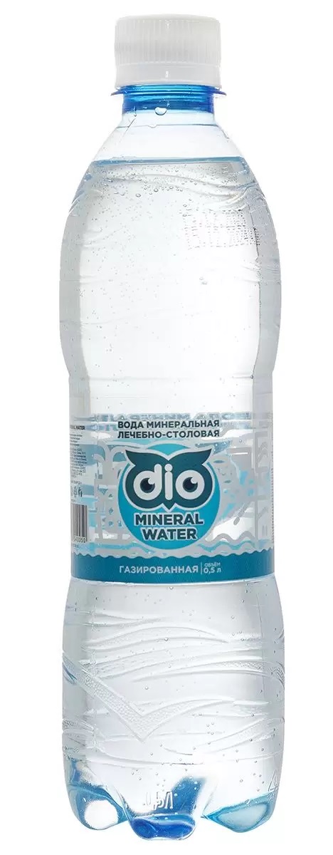 Мин.вода ДИО лечебно-столовая газированная 0.5л