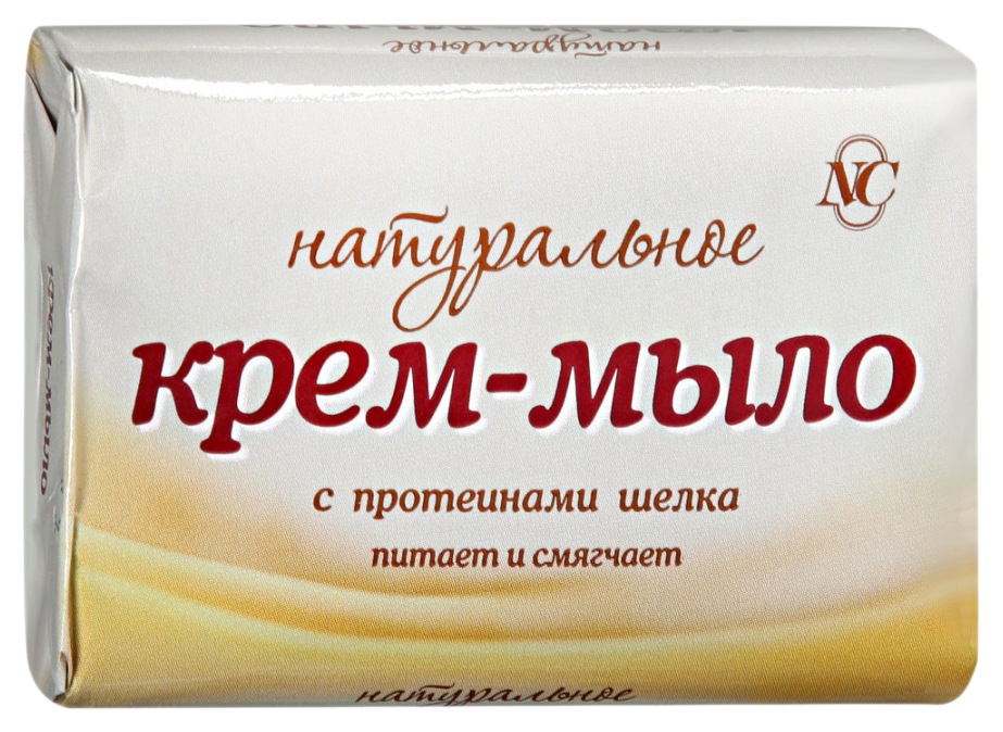 Крем-мыло туалетное НЕВСКАЯ КОСМЕТИКА Натуральный шелк 90г
