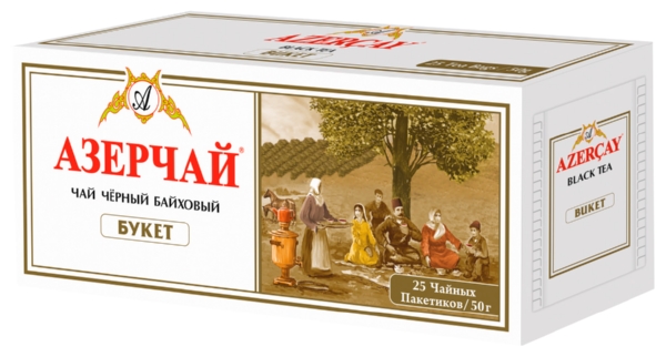 Чай АЗЕРЧАЙ Букет черный байховый 25пак