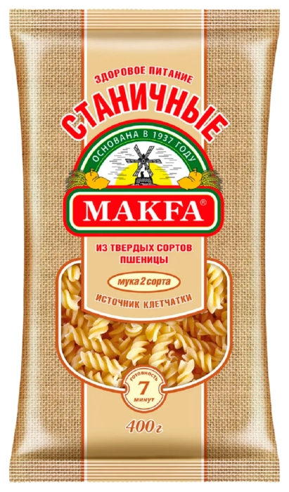 Мак.изделия МАКФА Станичные спираль м/у 400г