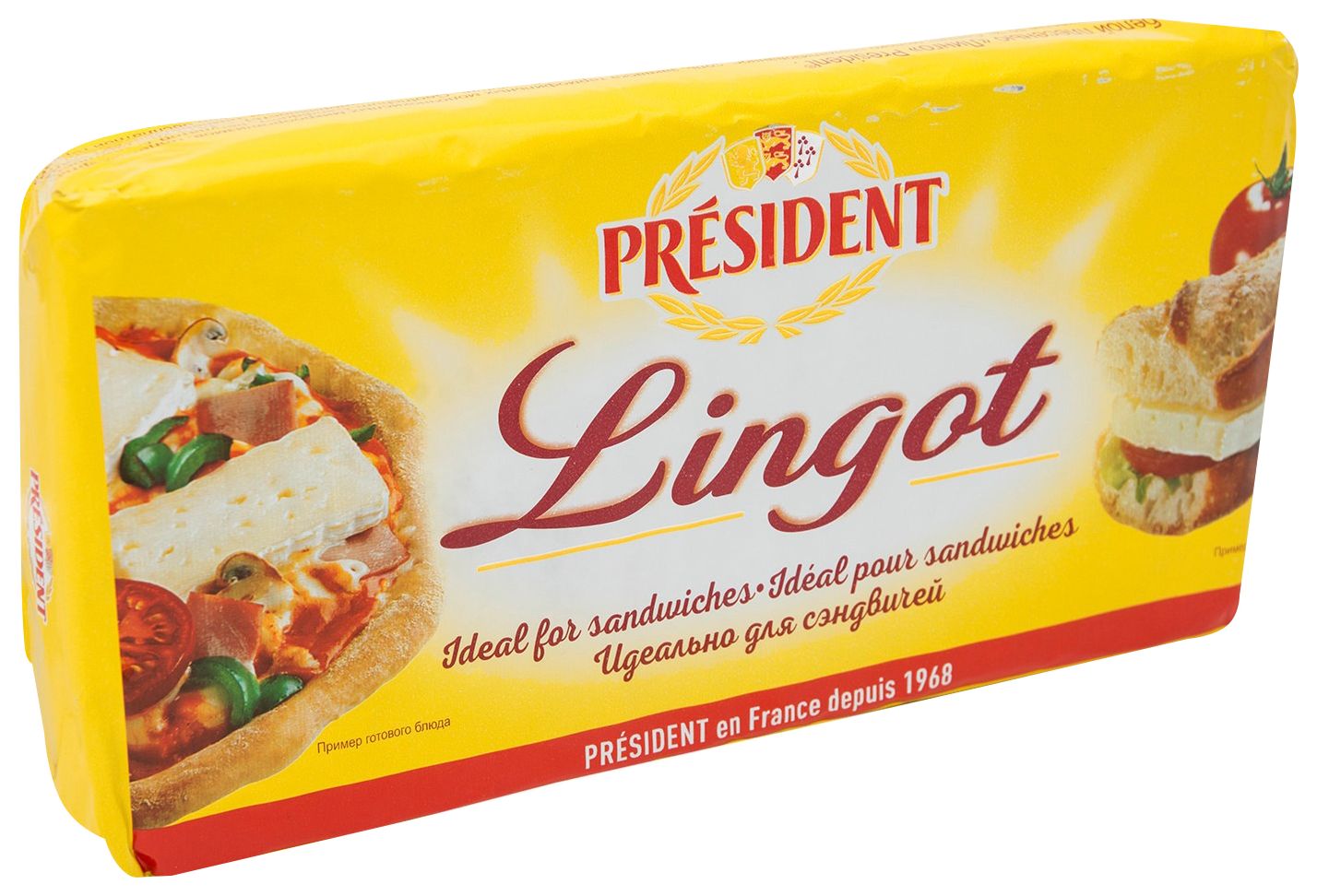 Сыр ПРЕЗИДЕНТ Линго мягкий с белой плесенью бзмж 60%