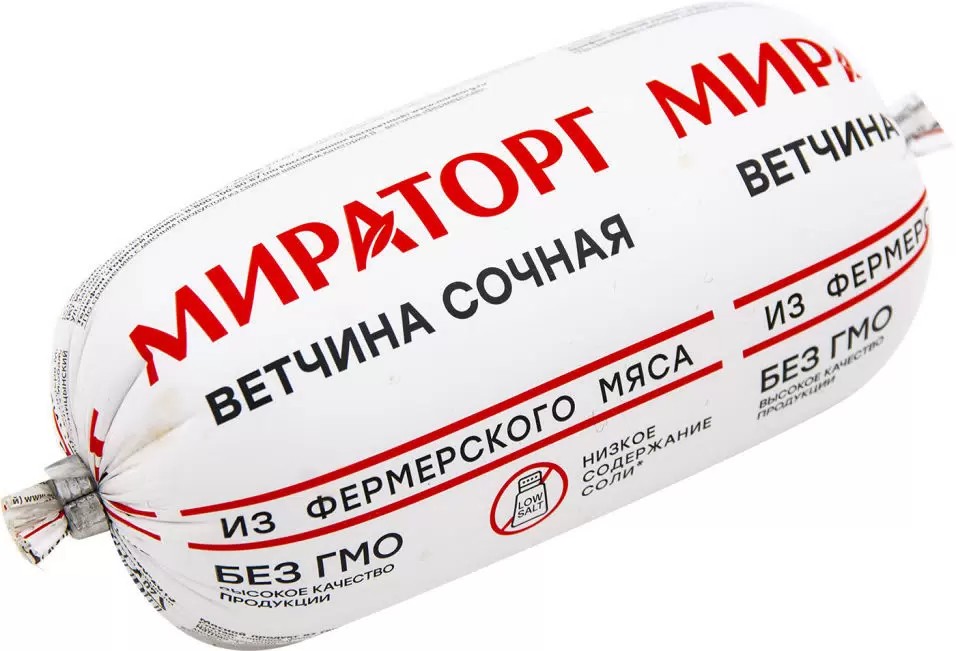 Ветчина МИРАТОРГ Сочная 400г