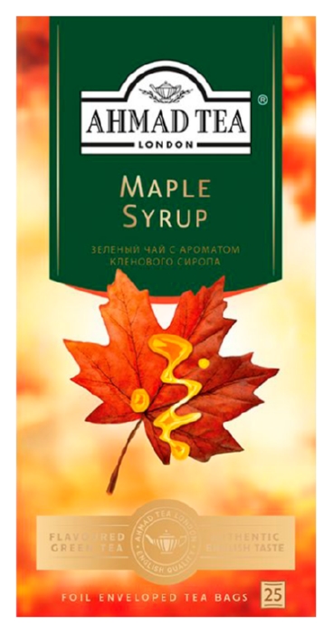 Чай АХМАД Кленовый сироп зеленый 25пак