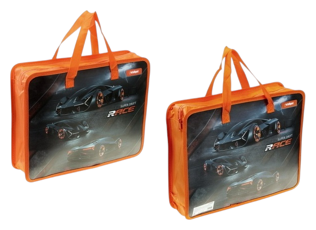 Папка ИНТЕЛЛИГЕНТ А4 оранжевая с ручками арт.CT-76303