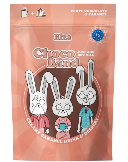 Напиток на основе шоколада ЭЛЬЗА Чоко Бэнд Карамель м/у 200г