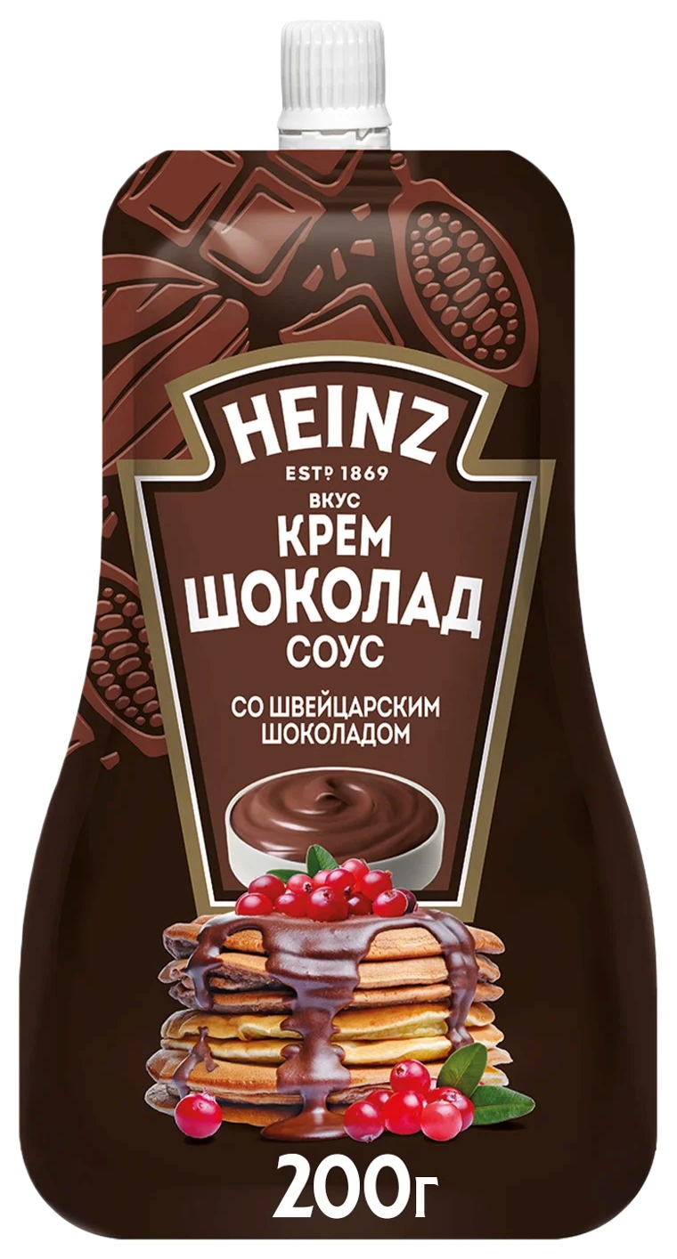 Соус ХАЙНЦ Крем шоколад д/пак 200г