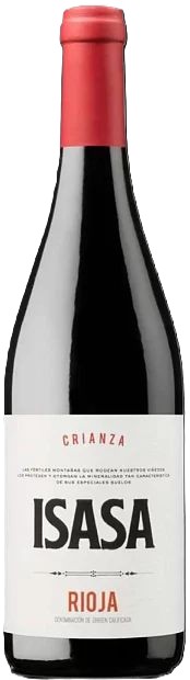 Вино ИСАСА Риоха Крианса красное сух 14% ст/б 0.75л