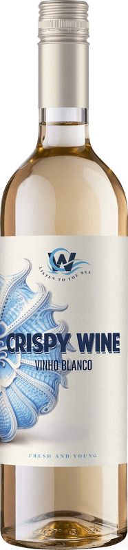 Вино КРИСПИ ВАЙН белое п/сух 10.5% ст/б 0.75л