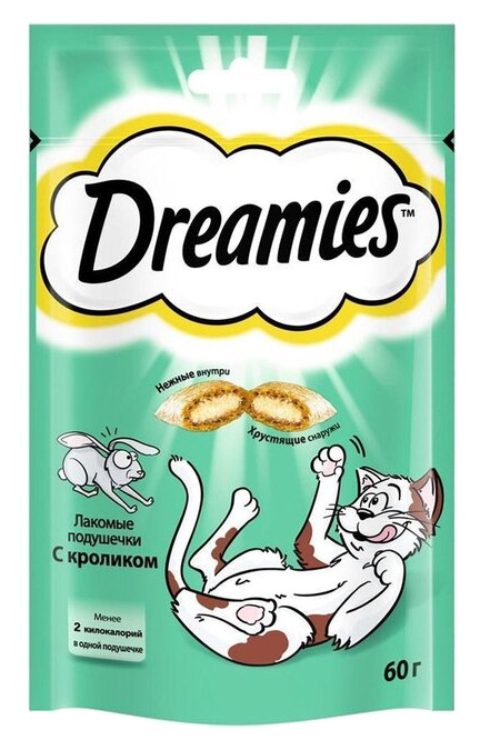 Лакомство для кошек ДРИМЕС с говядиной и сыром 60г