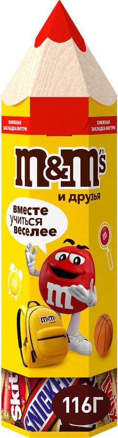 Набор конфет М&М Карандаш 116г