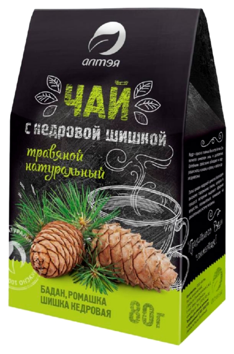Чайный напиток АЛТЭЯ с кедровой шишкой 80г